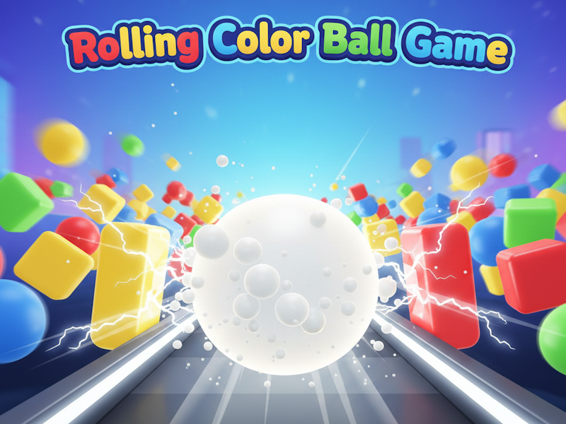 Rolling Color Ball Game 🕹️ 在 SGameS 在线玩