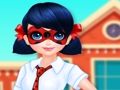 游戏点点女孩回到学校在线