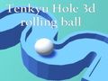 游戏Tenkyu Hole 3d 滚球 在线
