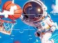 游戏拼图游戏：太空篮球 在线