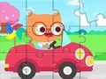 游戏拼图游戏：驾驶汽车 在线