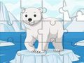 游戏拼图游戏：北极熊 在线
