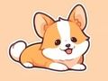 游戏着色书：柯基犬 在线