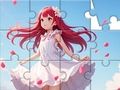游戏拼图：白裙女孩 在线