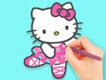 游戏着色书：Hello Kitty 跳舞 在线