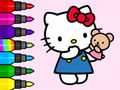 游戏着色书：Hello Kitty 泰迪熊 在线