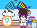 游戏儿童测验：为天空着色 在线