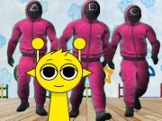 游戏鱿鱼游戏室中的 Sprunki 在线