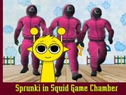 游戏Sprunki在鱿鱼游戏室内 在线