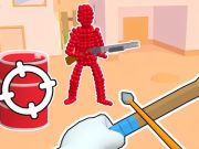 游戏Stickman Archer：红色射击箭 在线