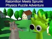 游戏拉托·米尔顿（Rato Milton）遇到Sprunki物理拼图冒险 在线