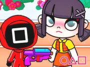 游戏拼图拼图：鱿鱼游戏与化身 在线