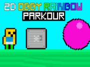 游戏2d Obby Rainbow Parkour 在线