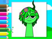 游戏着色书：Sprunki Incredbox Vineria 在线