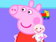 游戏拼图拼图：Peppa Pig New Baby 在线