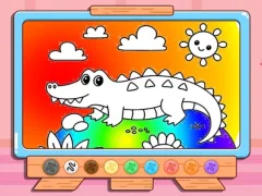 游戏Coloring Book: Crocodile在线