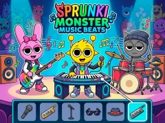 游戏Sprunki Monster Music Beats在线