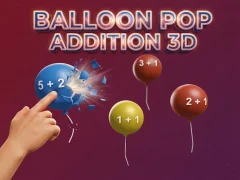 游戏Balloon Pop Addition 3D在线