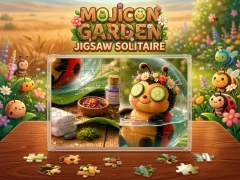 游戏Mojicon Garden Jigsaw Solitaire!在线