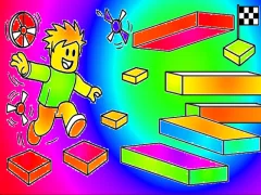 游戏Coloring Book: Roblox Obby Runner在线