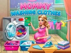 游戏Mommy washing clothes在线