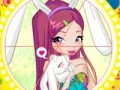 游戏Winx bunny style: Round Puzzle在线