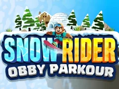 游戏Snow Rider Obby Parkour在线