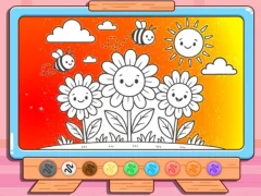 游戏Coloring Book: Happy Flower在线