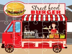 游戏Burger Trucks Jigsaw在线