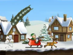 游戏Effing Worms Xmas在线