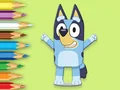 游戏Coloring Book: Happy Bluey在线