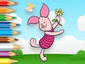 游戏Coloring Book: Piglet Holds Toy Windmill在线