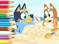 游戏Coloring Book: Bluey On The Beach在线