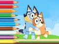 游戏Coloring Book: Bluey And Bingo Holiday在线