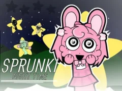 游戏Sprunki Night Time 2在线