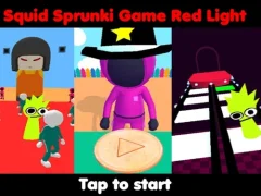 游戏Squid Sprunki Game Red Light在线
