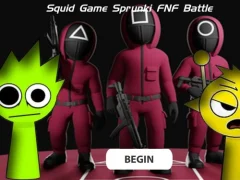 游戏Squid Game Sprunki Fnf Battle在线