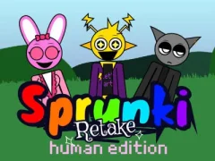 游戏Sprunki Retake: Human Edition在线