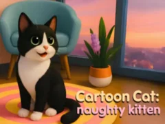 游戏Cartoon Сat: naughty kitten在线