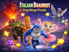游戏Italian Brainrot Drag Merge Puzzle在线