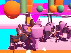 游戏Fall Skibidi Toilet在线