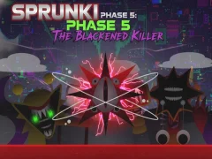 游戏Sprunki Phase 5: The Blackened Killer在线