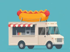 游戏Food Trucks Jigsaw在线