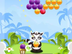 游戏Bubble Shooter Raccoon在线