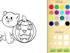 游戏Halloween Coloring Book在线