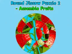 游戏Round jigsaw Puzzle 2 - Assemble Fruits在线