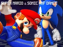 游戏Super Mario & Sonic FNF Dance在线