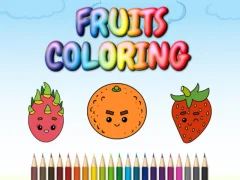 游戏FRUITS COLORING在线