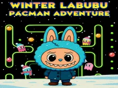 游戏Winter Labubu Pacman Adventure在线
