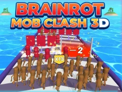 游戏Brainrot Mob Clash 3D在线